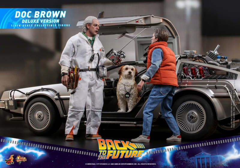 Hot Toys - MMS610 -《回到未來》布朗博士(Doc Brown)1/6 比例收藏級人偶 DX版