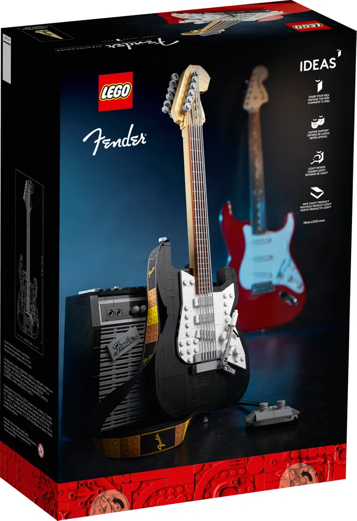 LEGO 21329 Ideas 系列【Fender Stratocaster 電吉他】堆砌出 70 年代的搖滾靈魂!