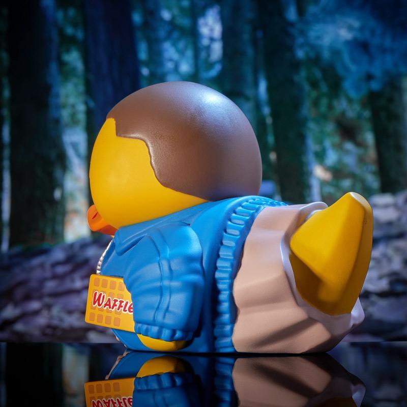 Numskull Designs TUBBZ 系列《怪奇物語》11號、吉姆·哈普、魔神、史帝夫·哈靈頓 黃色小鴨角色扮演收藏