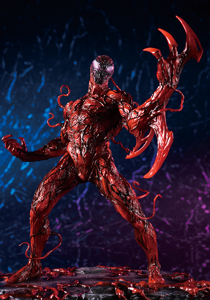 壽屋 ARTFX+ 系列 MARVEL【屠殺 RENEWAL 版本】カーネイジ リニューアルエディション 1/10 比例PVC塗裝完成品