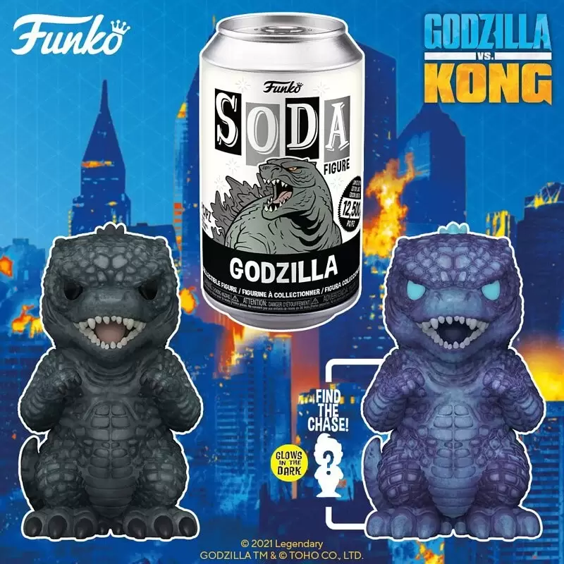 Funko POP! VINYL「SODA 哥吉拉」怪獸之王也裝進汽水易開罐啦～ | 玩具
