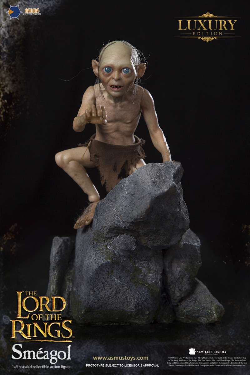 Asmus Toys《魔戒》咕嚕（Gollum）/ 史麥戈（Sméagol）1/6 比例收藏級人偶