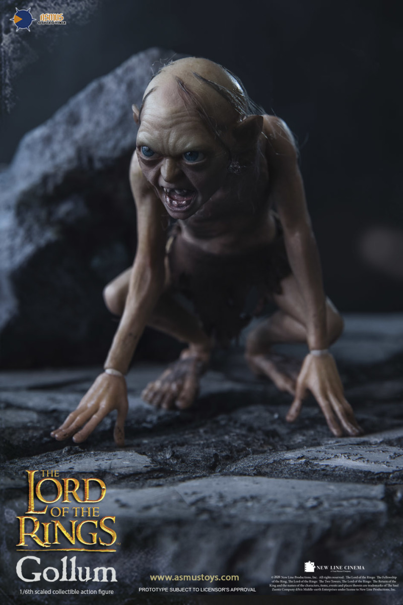 Asmus Toys《魔戒》咕嚕（Gollum）/ 史麥戈（Sméagol）1/6 比例收藏級人偶
