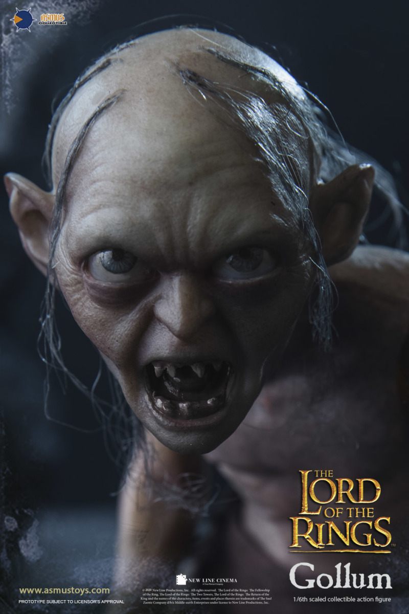 Asmus Toys《魔戒》咕嚕（Gollum）/ 史麥戈（Sméagol）1/6 比例收藏級人偶