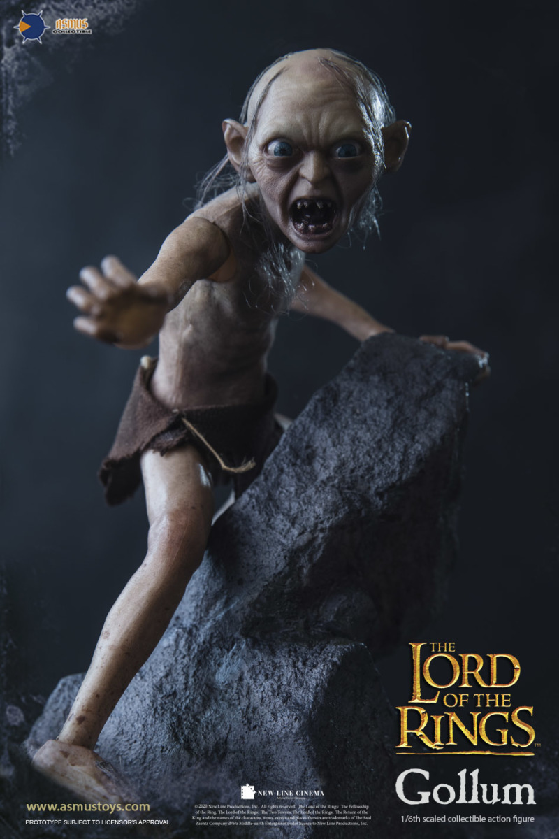 Asmus Toys《魔戒》咕嚕（Gollum）/ 史麥戈（Sméagol）1/6 比例收藏級人偶
