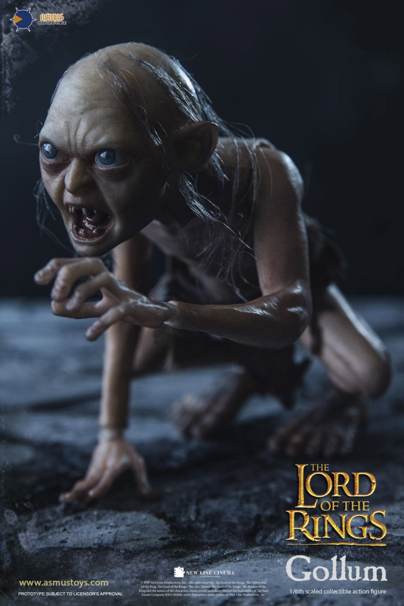 Asmus Toys《魔戒》咕嚕（Gollum）/ 史麥戈（Sméagol）1/6 比例收藏級人偶