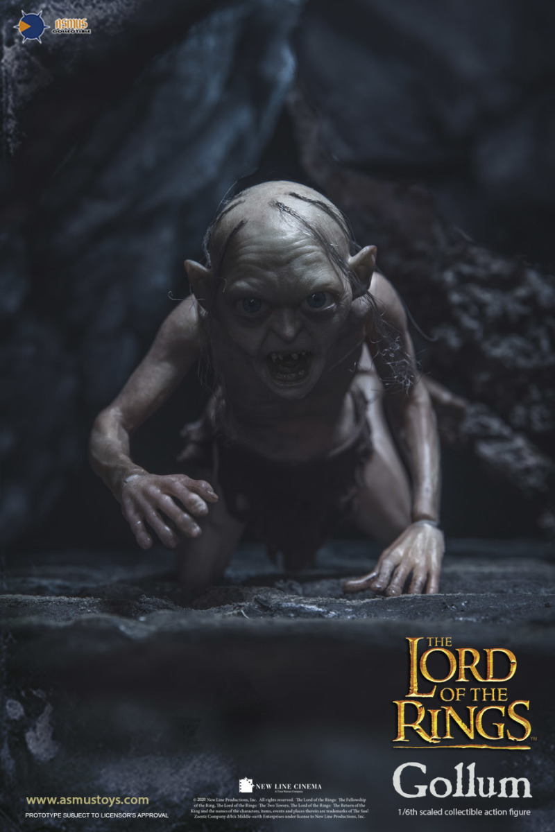Asmus Toys《魔戒》咕嚕（Gollum）/ 史麥戈（Sméagol）1/6 比例收藏級人偶