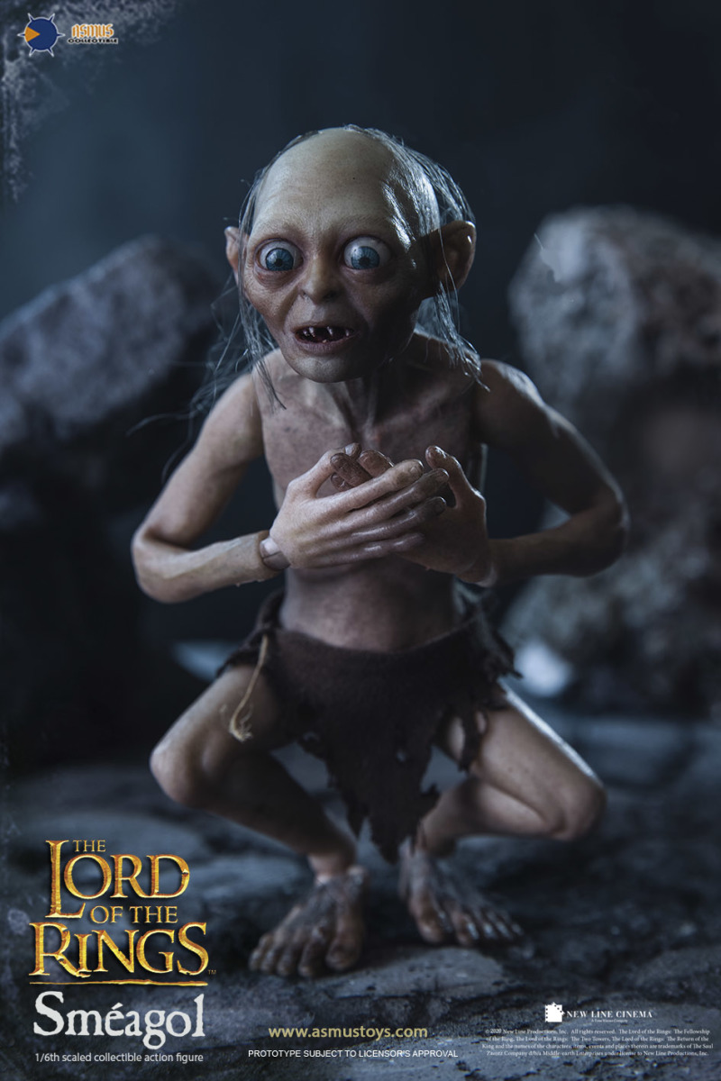 Asmus Toys《魔戒》咕嚕（Gollum）/ 史麥戈（Sméagol）1/6 比例收藏級人偶