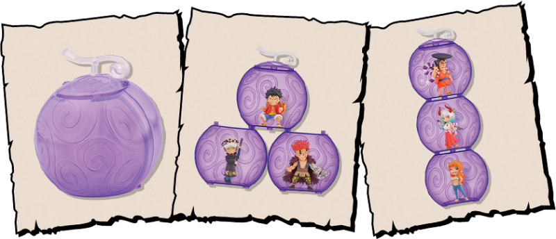 尾田老師激推!「From TV animation ONE PIECE 惡魔果實 第一海戰」造型轉蛋殼化為展示架