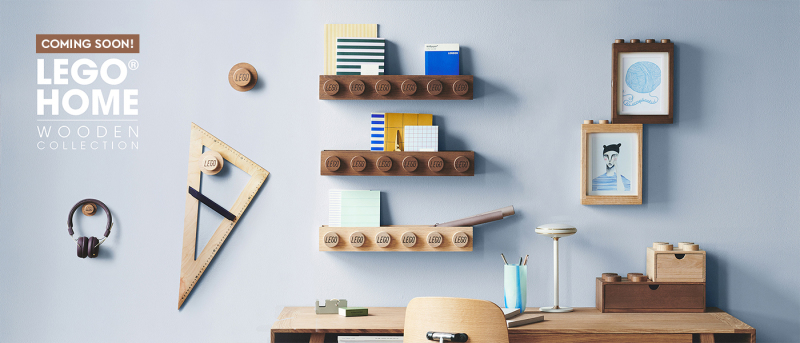 樂高造型 × 木製質感!LEGO Home – Wooden Collection 情報公開 由丹麥 Room Copenhagen 打造的全新收納系列
