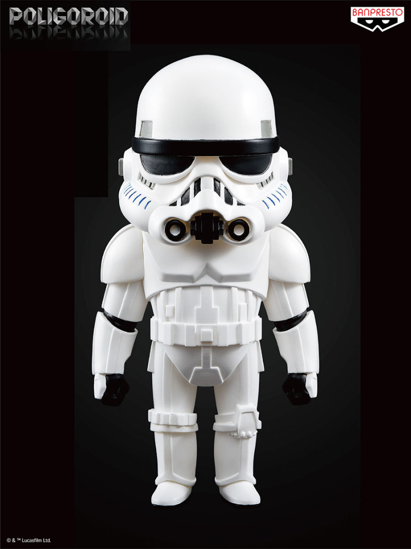 BANPRESTO POLIGOROID 系列《星際大戰》帝國風暴兵（Stormtrooper）名符其實的大頭兵參戰！