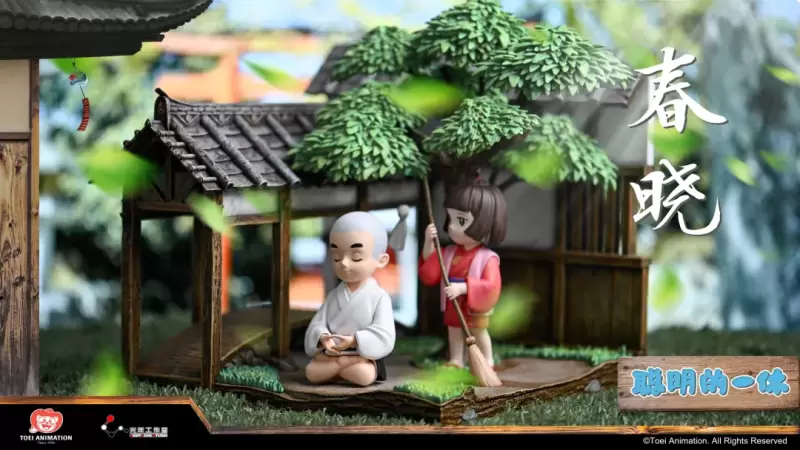 光年工作室《一休和尚》全球首款「一休·四季」場景雕像 展現四季變換的動人景色！