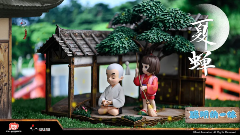 光年工作室《一休和尚》全球首款「一休·四季」場景雕像 展現四季變換的動人景色！