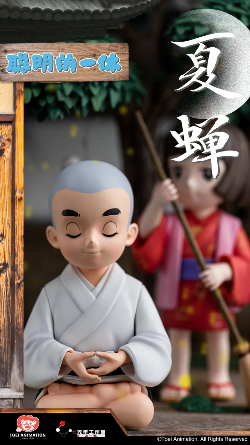 光年工作室《一休和尚》全球首款「一休·四季」場景雕像 展現四季變換的動人景色！