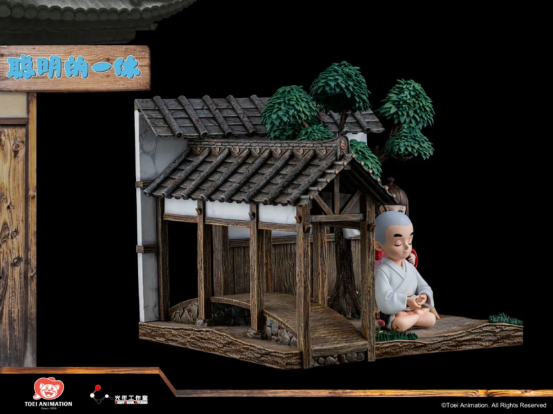 光年工作室《一休和尚》全球首款「一休·四季」場景雕像 展現四季變換的動人景色！