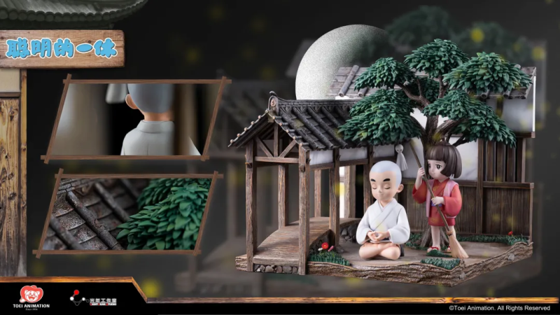 光年工作室《一休和尚》全球首款「一休·四季」場景雕像 展現四季變換的動人景色！