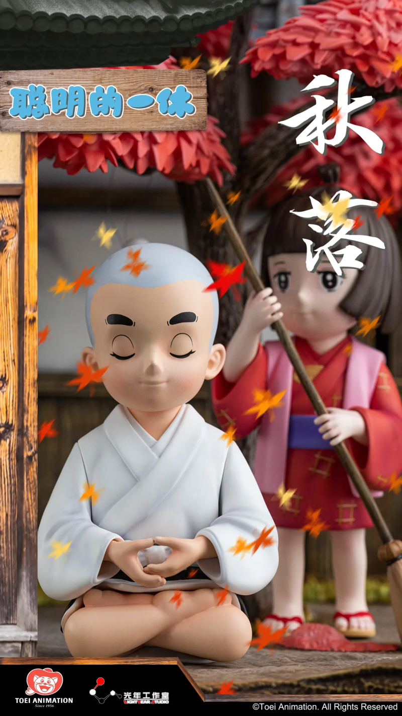 光年工作室《一休和尚》全球首款「一休·四季」場景雕像 展現四季變換的動人景色！