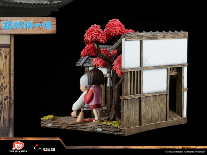 光年工作室《一休和尚》全球首款「一休·四季」場景雕像 展現四季變換的動人景色！