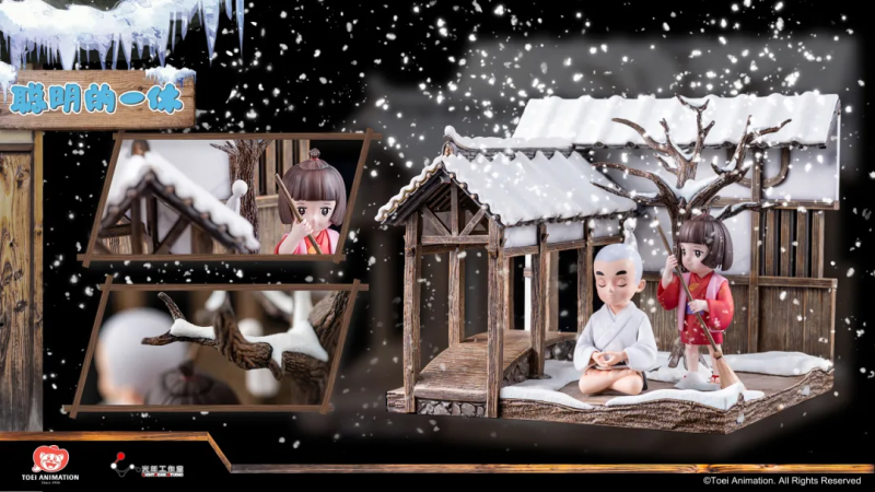 光年工作室《一休和尚》全球首款「一休·四季」場景雕像 展現四季變換的動人景色！