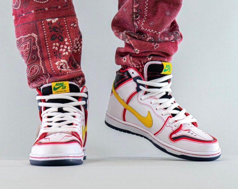 GUNDAM×NIKE SB Dunk High 聯名鞋款「Project Unicorn White」9月24日