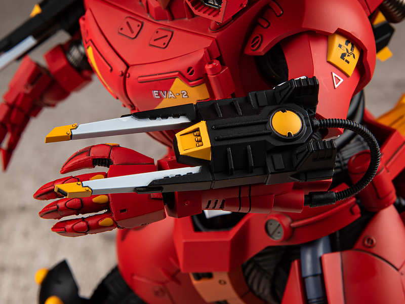 青島文化教材社《哥吉拉對福音戰士》3式機龍〈改〉EVA貳號機配色Ver. 夢幻再現！