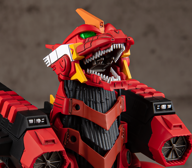 青島文化教材社《哥吉拉對福音戰士》3式機龍〈改〉EVA貳號機配色Ver. 夢幻再現！