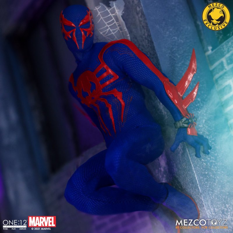 MEZCO TOYZ ONE:12 COLLECTIVE 系列 MARVEL【蜘蛛人2099】可動人偶