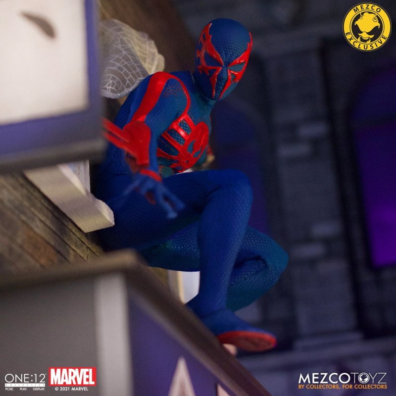MEZCO TOYZ ONE:12 COLLECTIVE 系列 MARVEL【蜘蛛人2099】可動人偶