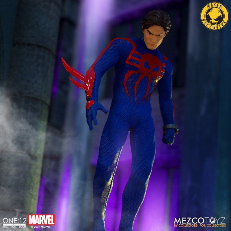 MEZCO TOYZ ONE:12 COLLECTIVE 系列 MARVEL【蜘蛛人2099】可動人偶
