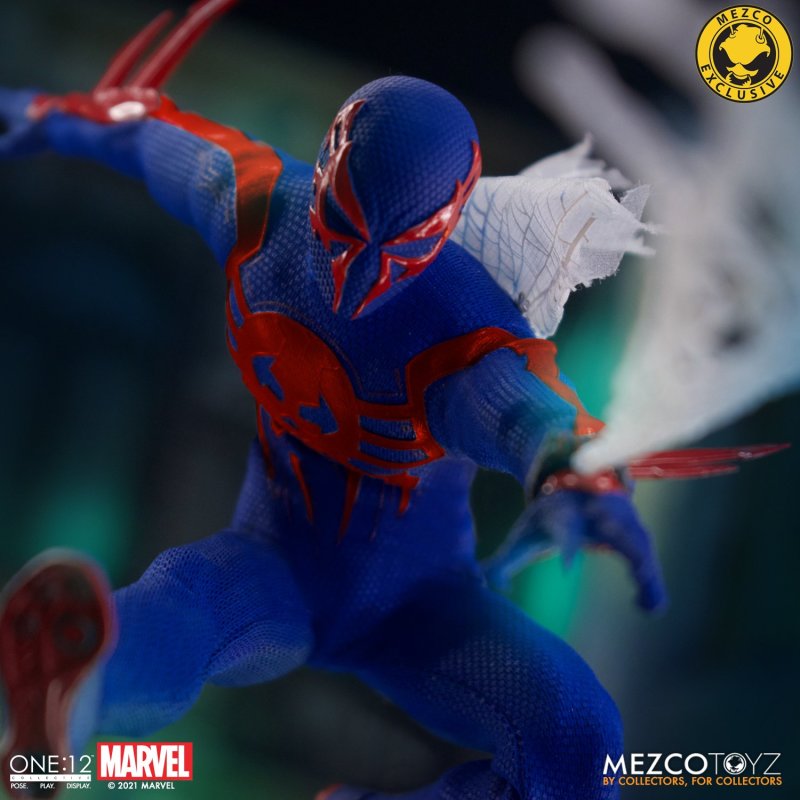 MEZCO TOYZ ONE:12 COLLECTIVE 系列 MARVEL【蜘蛛人2099】可動人偶