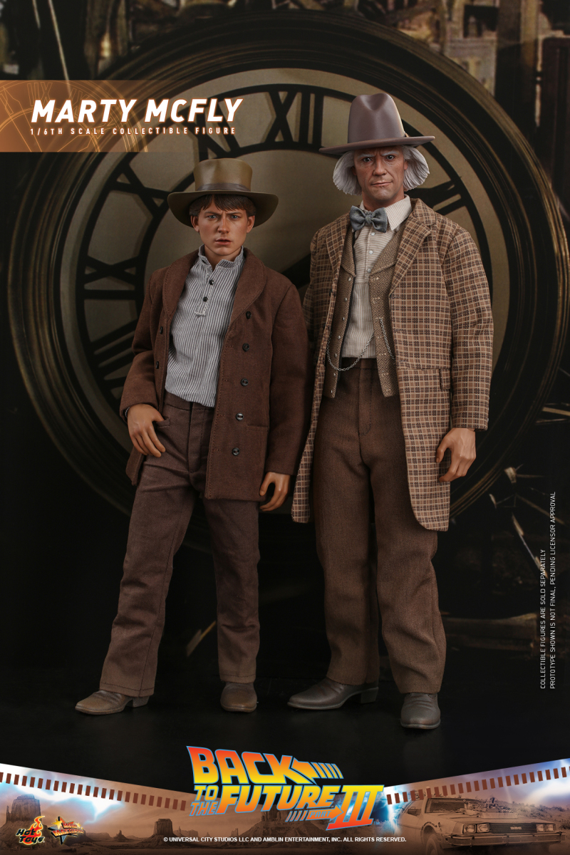 Hot Toys – MMS616 -《回到未來第三集》馬蒂·麥佛萊(Marty McFly)1/6 比例收藏級人偶
