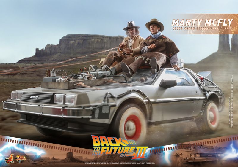 Hot Toys – MMS616 -《回到未來第三集》馬蒂·麥佛萊(Marty McFly)1/6 比例收藏級人偶