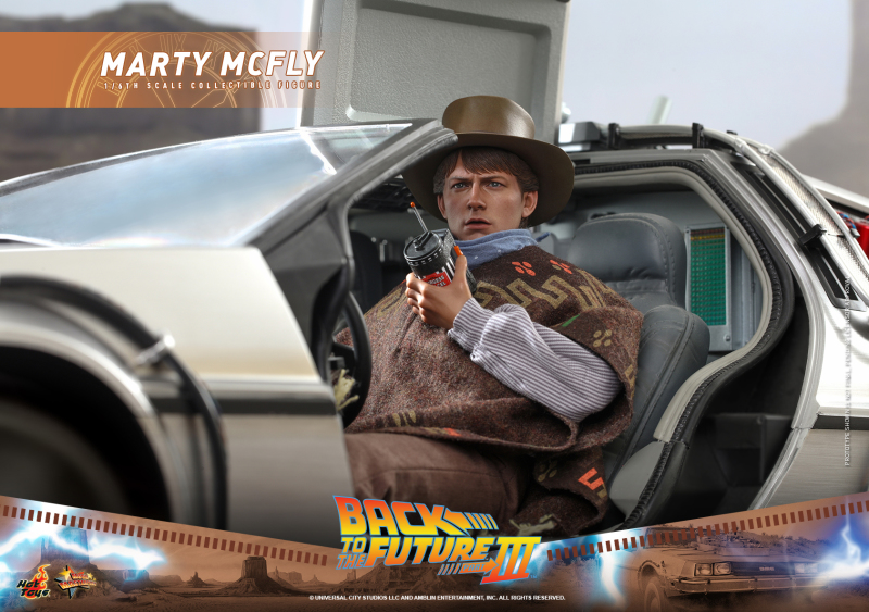 Hot Toys – MMS616 -《回到未來第三集》馬蒂·麥佛萊(Marty McFly)1/6 比例收藏級人偶