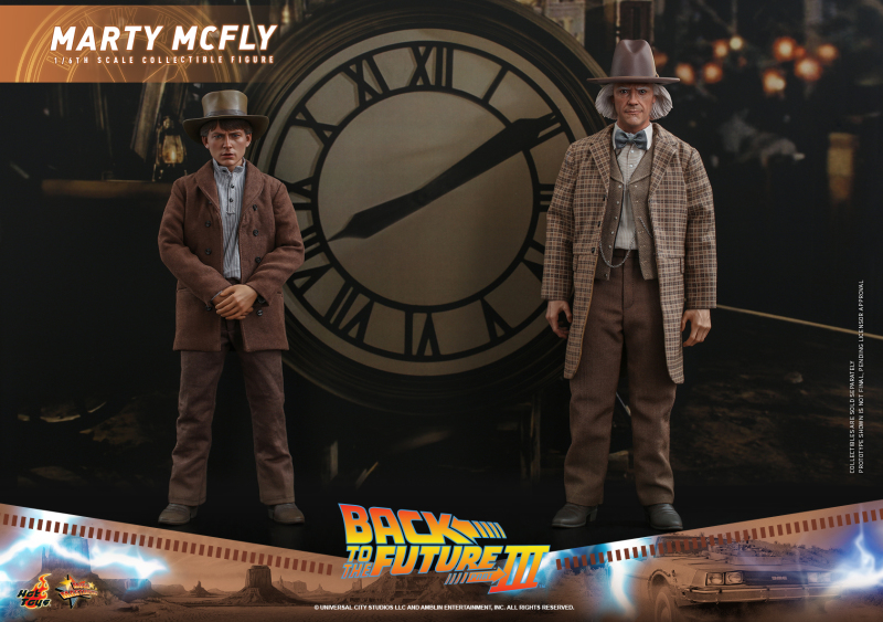 Hot Toys – MMS616 -《回到未來第三集》馬蒂·麥佛萊(Marty McFly)1/6 比例收藏級人偶