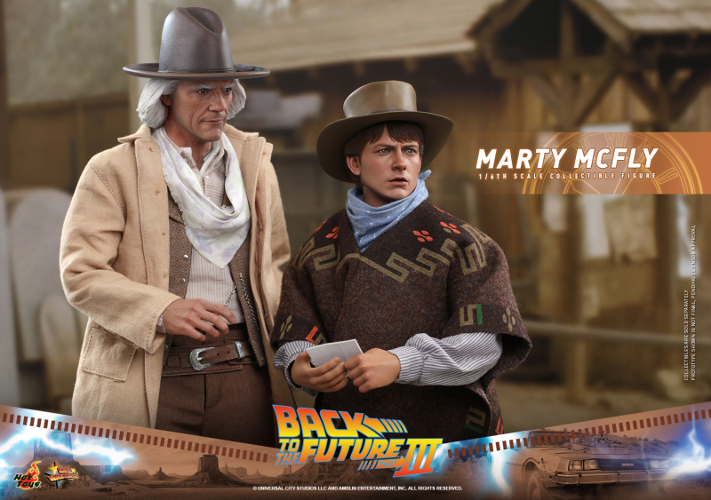 Hot Toys – MMS616 -《回到未來第三集》馬蒂·麥佛萊(Marty McFly)1/6 比例收藏級人偶