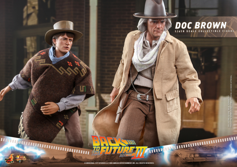 Hot Toys – MMS617 -《回到未來第三集》布朗博士(Doc Brown)1/6 比例收藏級人偶