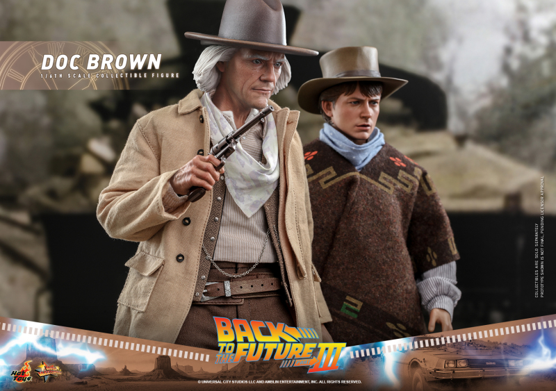 Hot Toys – MMS617 -《回到未來第三集》布朗博士(Doc Brown)1/6 比例收藏級人偶