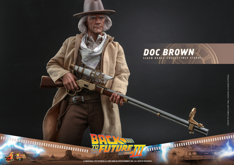 Hot Toys – MMS617 -《回到未來第三集》布朗博士(Doc Brown)1/6 比例收藏級人偶