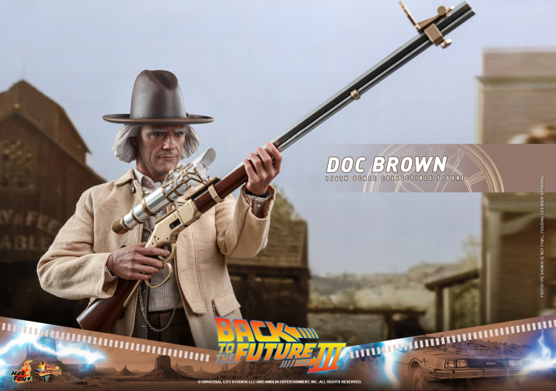 Hot Toys – MMS617 -《回到未來第三集》布朗博士(Doc Brown)1/6 比例收藏級人偶