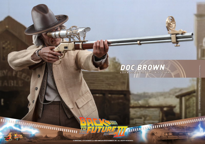 Hot Toys – MMS617 -《回到未來第三集》布朗博士(Doc Brown)1/6 比例收藏級人偶