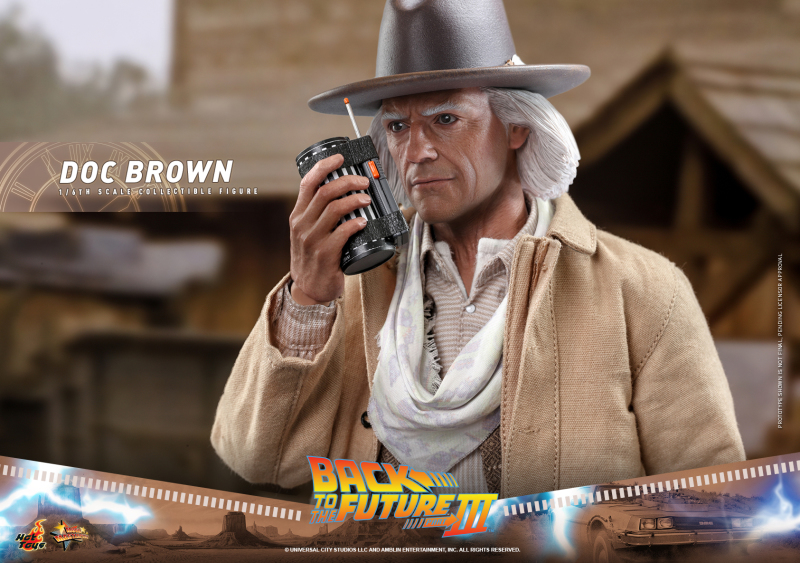Hot Toys – MMS617 -《回到未來第三集》布朗博士(Doc Brown)1/6 比例收藏級人偶