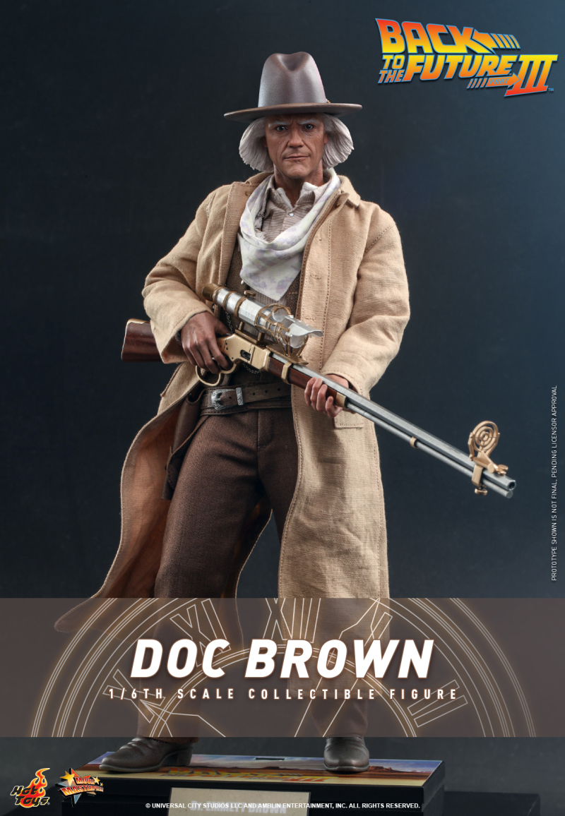 Hot Toys – MMS617 -《回到未來第三集》布朗博士(Doc Brown)1/6 比例收藏級人偶