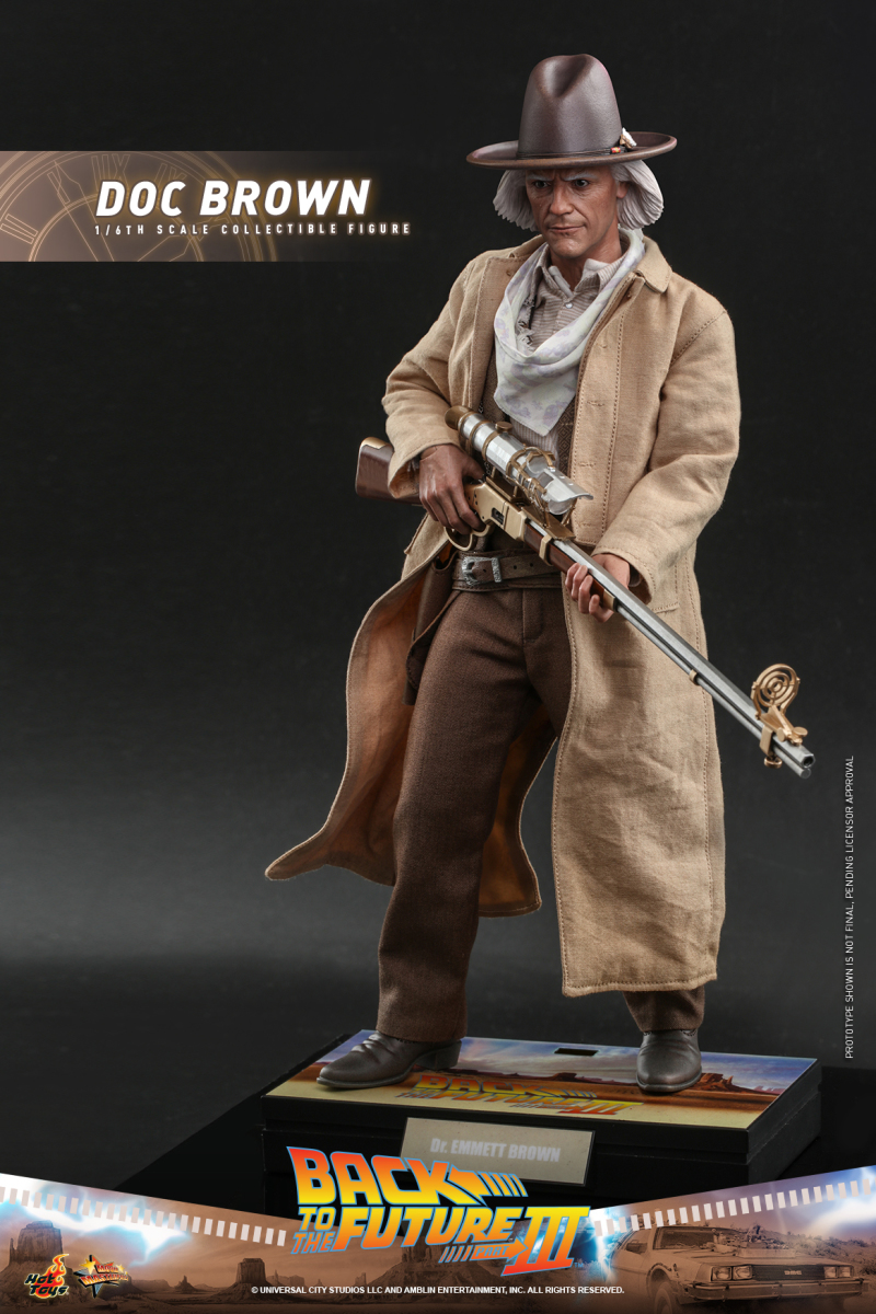 Hot Toys – MMS617 -《回到未來第三集》布朗博士(Doc Brown)1/6 比例收藏級人偶