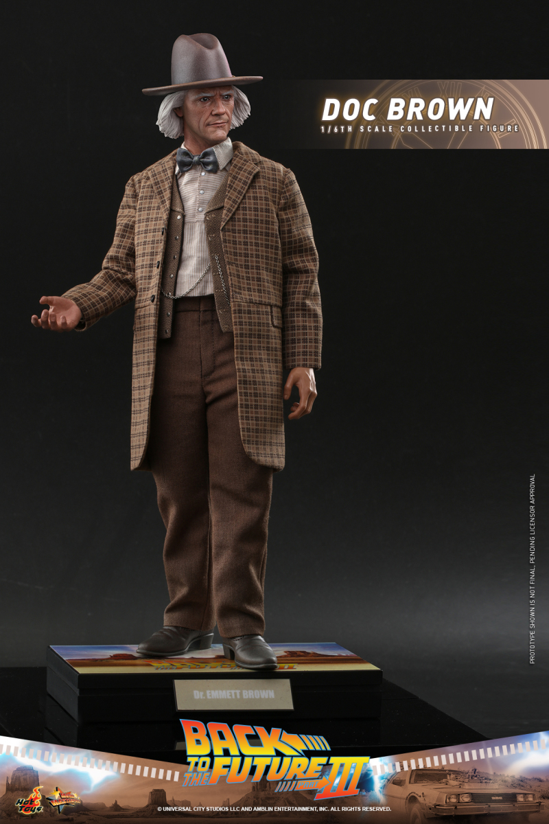 Hot Toys – MMS617 -《回到未來第三集》布朗博士(Doc Brown)1/6 比例收藏級人偶