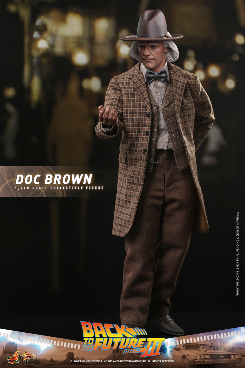 Hot Toys – MMS617 -《回到未來第三集》布朗博士(Doc Brown)1/6 比例收藏級人偶