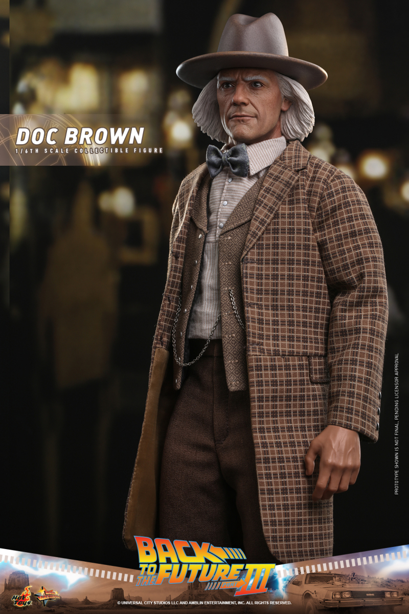 Hot Toys – MMS617 -《回到未來第三集》布朗博士(Doc Brown)1/6 比例收藏級人偶