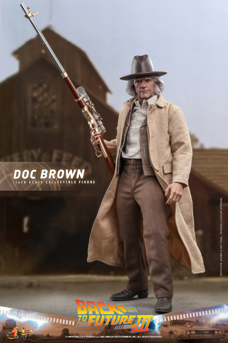 Hot Toys – MMS617 -《回到未來第三集》布朗博士(Doc Brown)1/6 比例收藏級人偶
