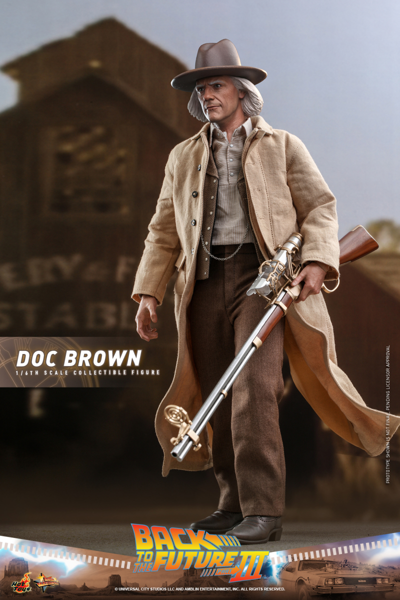 Hot Toys – MMS617 -《回到未來第三集》布朗博士(Doc Brown)1/6 比例收藏級人偶