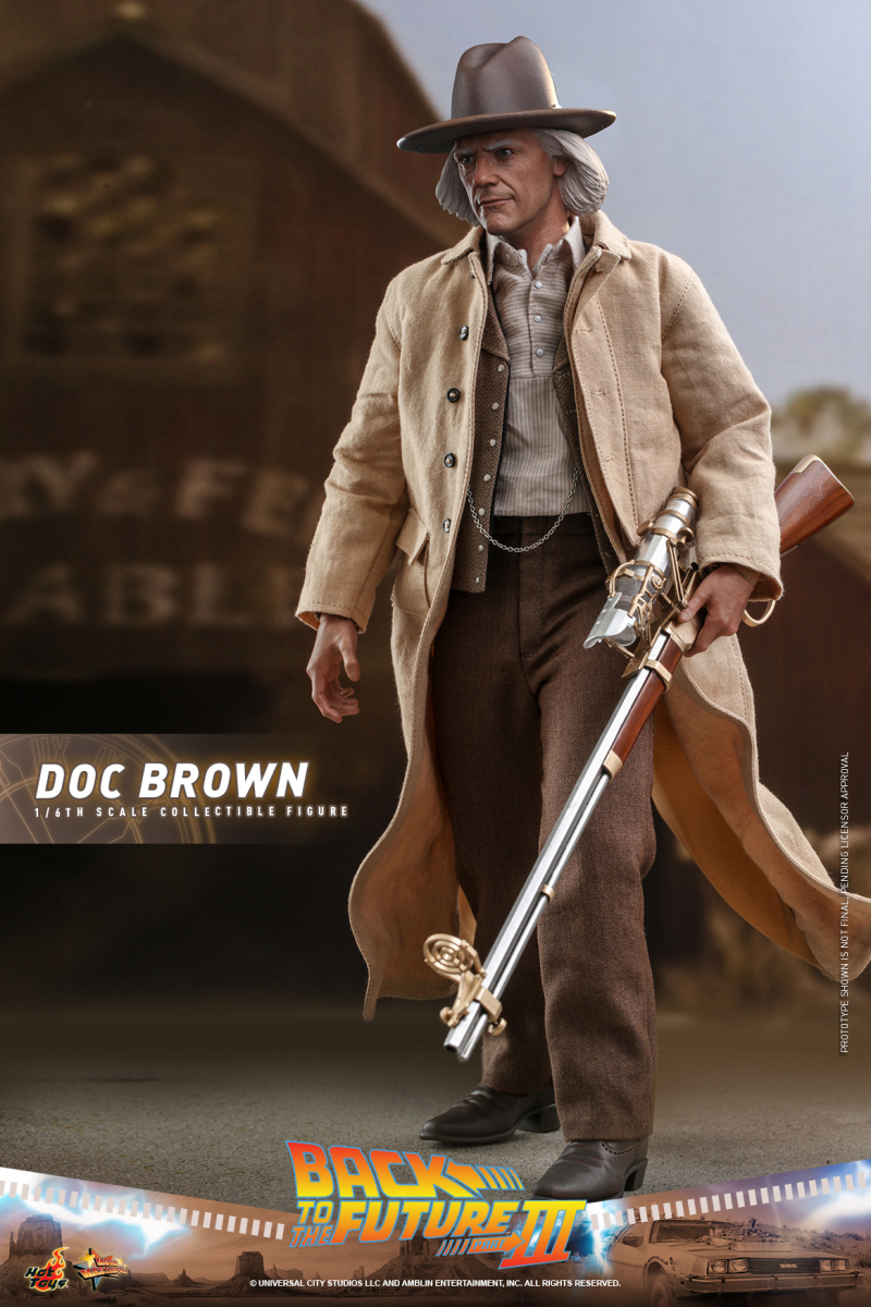 Hot Toys – MMS617 -《回到未來第三集》布朗博士(Doc Brown)1/6 比例收藏級人偶