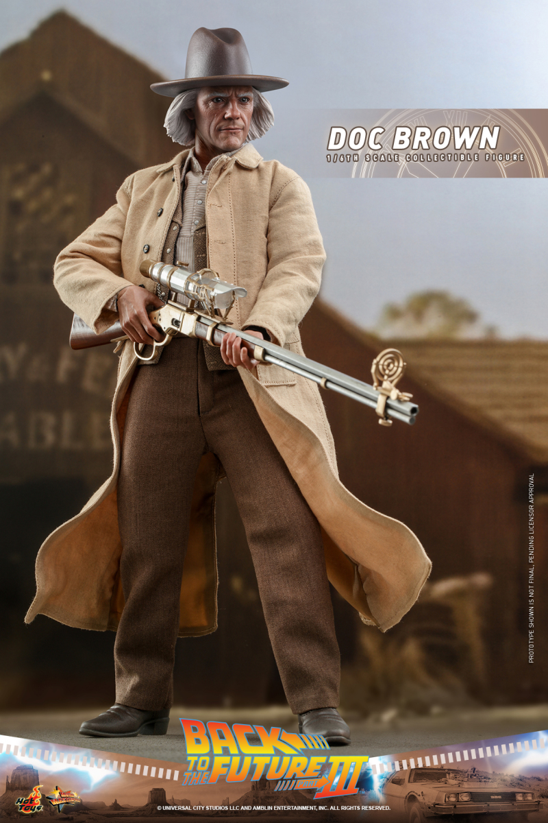 Hot Toys – MMS617 -《回到未來第三集》布朗博士(Doc Brown)1/6 比例收藏級人偶
